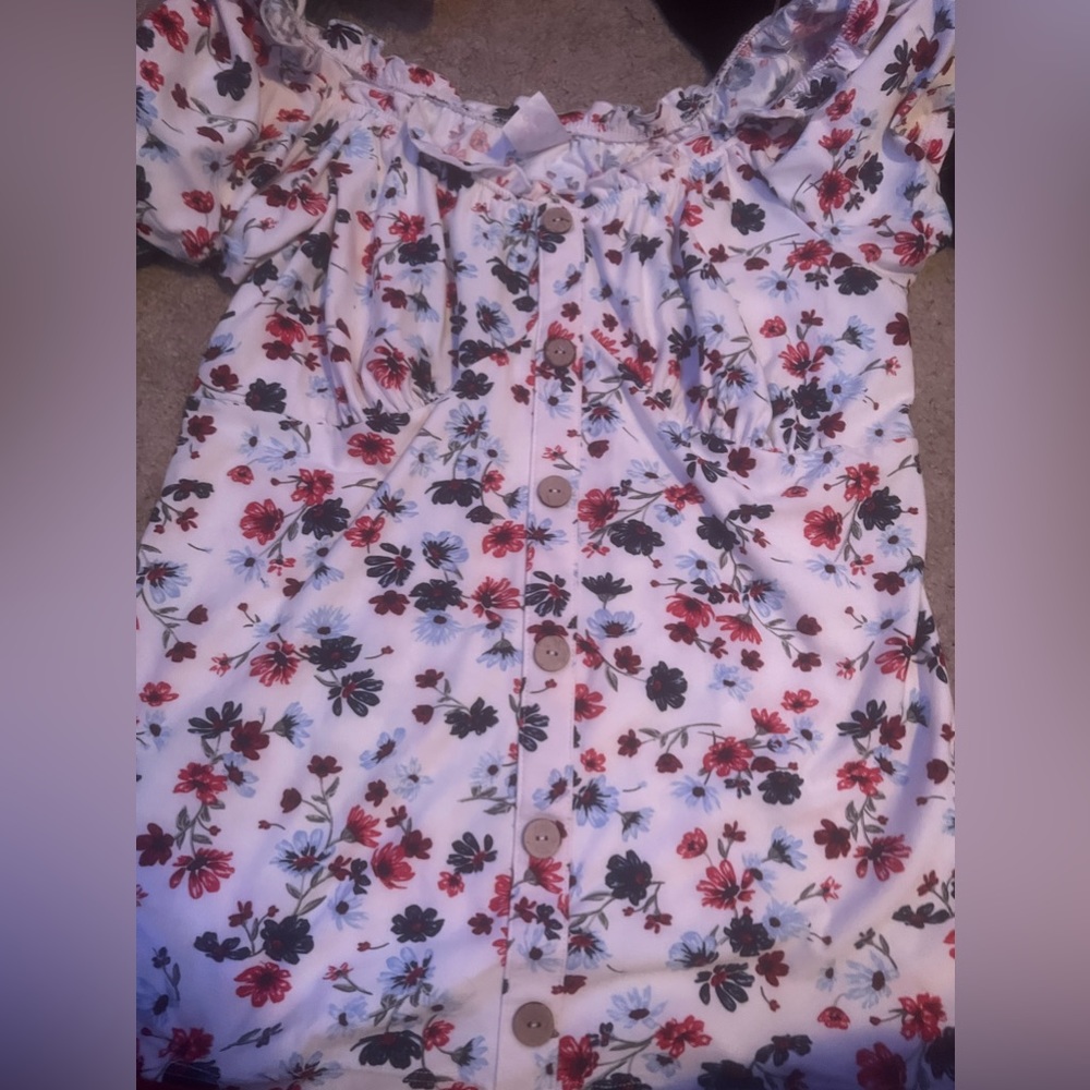 No boundaries flower dress top